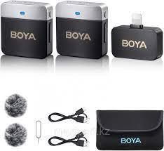 Boya BY-M1V6 беспроводной петличный микрофон (Lightning) двойной до 60 метров - фото 1 - id-p107524590