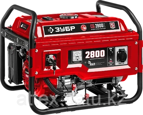 СБ-2800E бензиновый генератор, 2800 Вт, ЗУБР