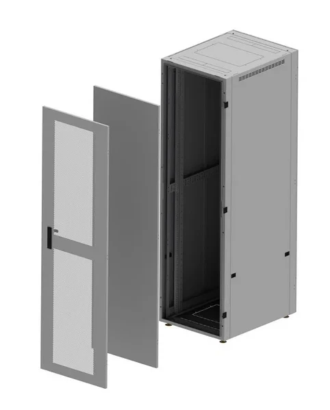 Шкаф серверный (телекоммуникационный) EcoNet-42U-600-600 (дверь перфорированная или металлическая) - фото 1 - id-p104935151