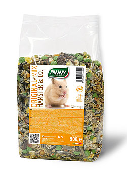 Pinny ORIGINAL MIX HAMSTER&CO для хомяков и мышей с низким содержанием жира, 900гр