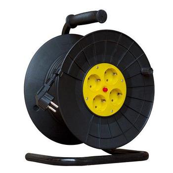 Удлинитель 220V 25м на катушке Rubber  (зимний) 3 х 1,5мм²