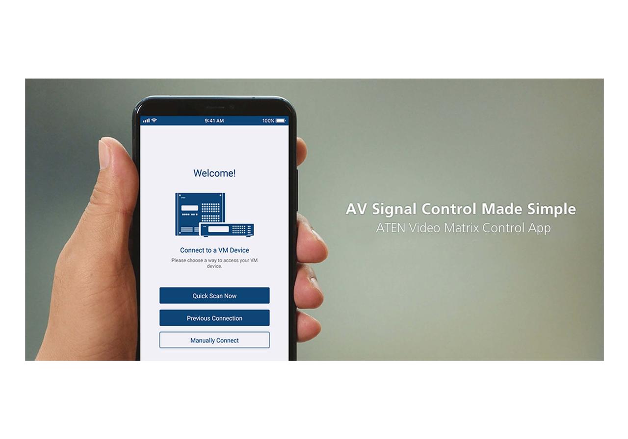 Мобильное приложение для управления матричными видеокоммутаторами ATEN Video Matrix Control App - фото 1 - id-p107526752
