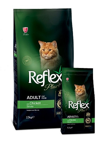 RFX-303 Reflex Plus Adult Chicken, корм для взрослых кошек с курицей, уп.1.5кг.