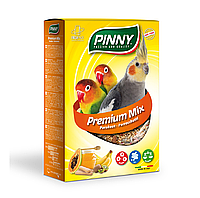 Pinny PREMIUM MIX PARAKEETS для маленьких и средних попугаев с фруктами и бисквитом,800гр