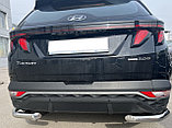 Защита заднего бампера угловая d60 Папа Тюнинг для Hyundai Tucson 2021-, фото 2