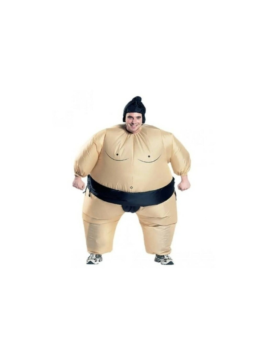 Funny Republic Карнавальный надувной костюм сумоиста ростовая кукла - фото 5 - id-p107529040