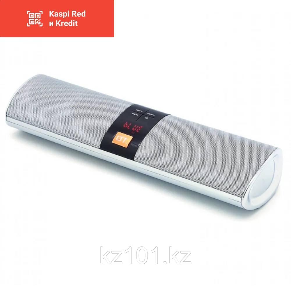 Колонка Bluetooth MP3 + Soundbar  Soloda S8012 серебро