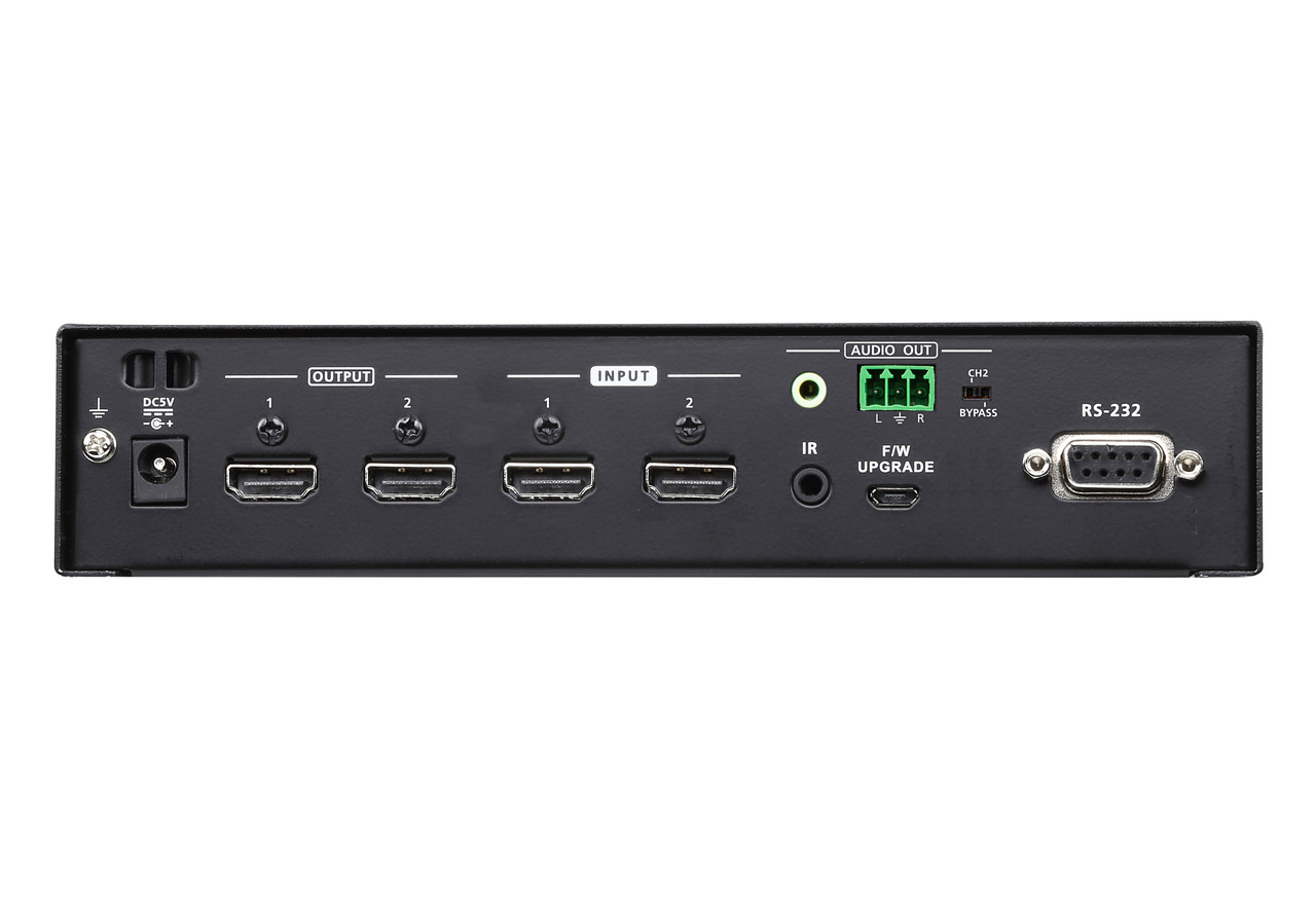 2x2 True 4K HDMI Матричный коммутатор с извлекателем звука VM0202HB ATEN - фото 3 - id-p107532265