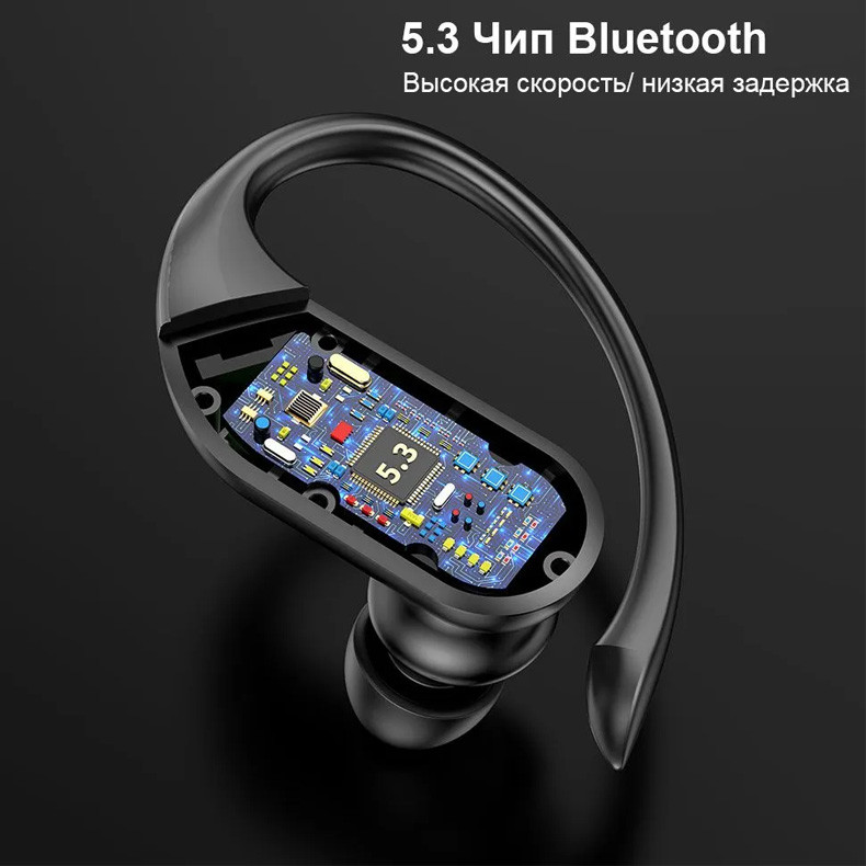Беспроводные спортивные наушники Bluetooth с док станцией G37 - фото 7 - id-p107532268
