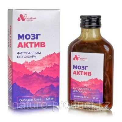 Фитобальзам "МОЗГ АКТИВ" (без сахара), фл. 100 мл
