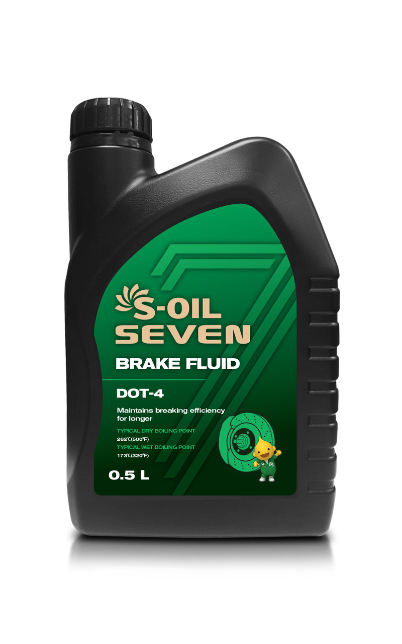 Жидкость тормозная S-OIL 7 BRAKE FLUID DOT-4 0,5 л - фото 1 - id-p107532965
