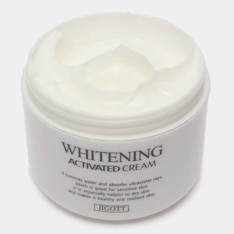 Отбеливающий крем для лица JIGOTT Whitening Activated Cream, 100мл - фото 2 - id-p107533025