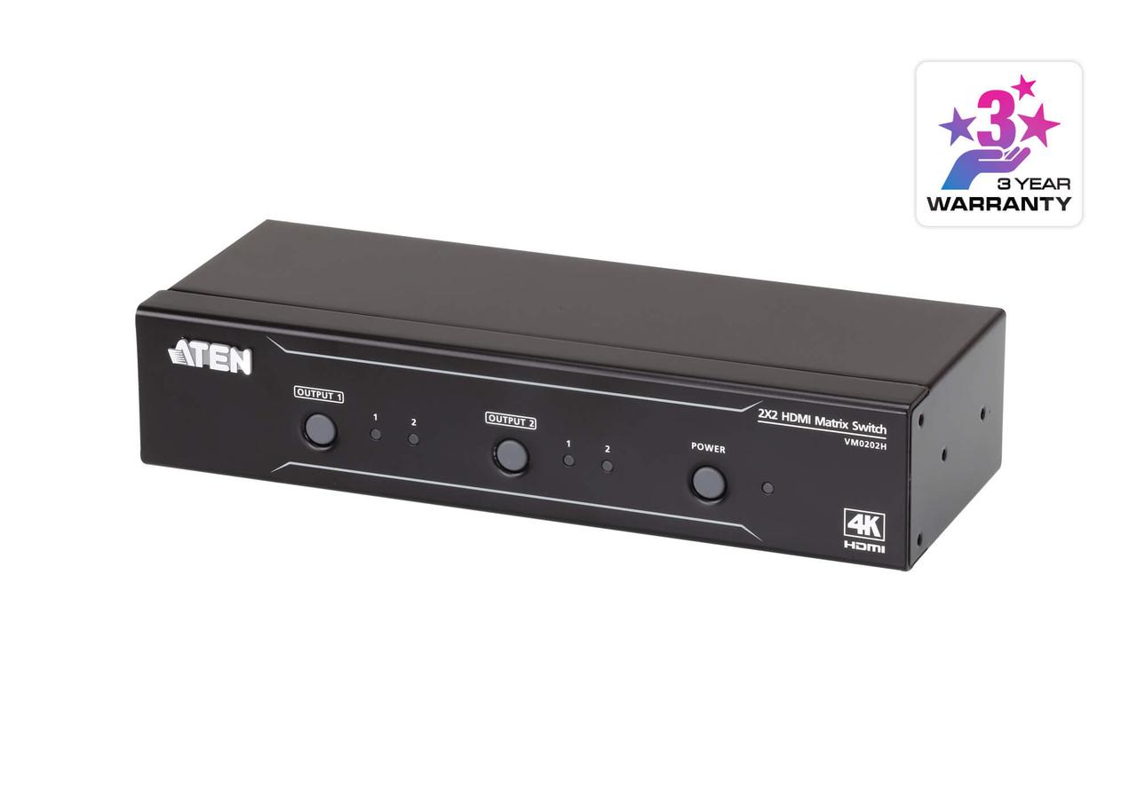 2x2 4K HDMI Матричный коммутатор VM0202H ATEN - фото 1 - id-p107533588