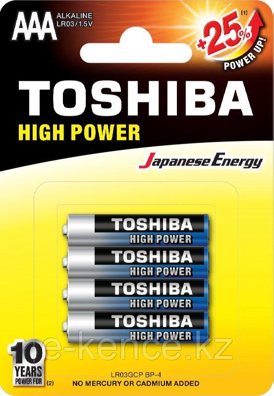 Батарейка ААA 4шт./блистер Toshiba LR3GCP - фото 1 - id-p107534638