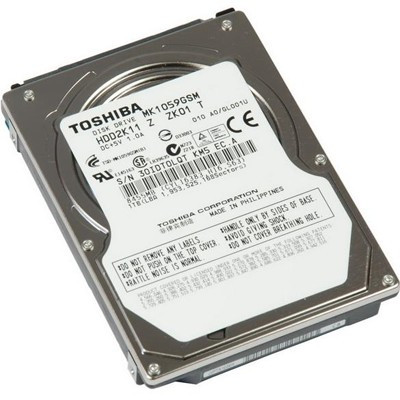 HDD 1000 Gb Toshiba MK1059GSM, 2.5", 8Mb, 5400rpm, Serial ATA, for NB - фото 1 - id-p107534704
