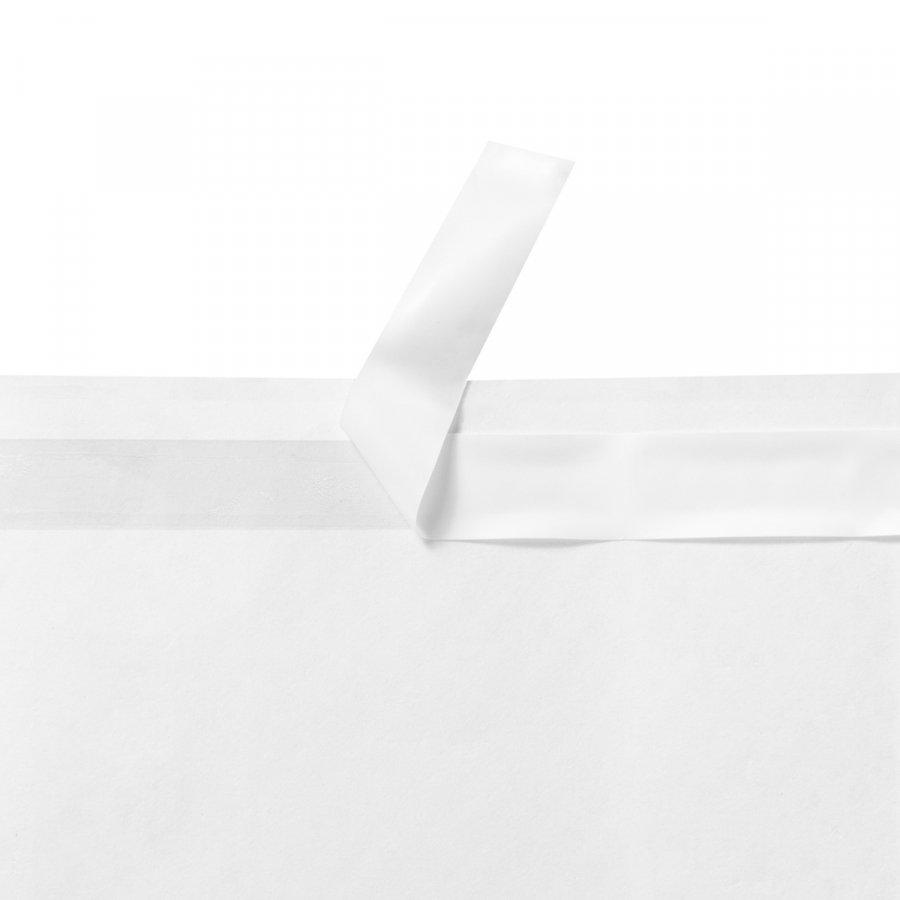 Крафт пакет с прямоугольным дном 80*50*170мм, 70 г/м2 (белый), с клеевым клапаном - фото 2 - id-p107534791