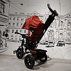 Детский трехколесный велосипед "Future" с родительской ручкой. Велоколяска. Красный., фото 7