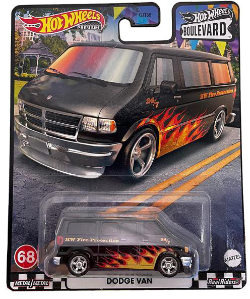 Hot Wheels Металлическая модель Dodge VAN HKF15, Хот Вилс Boulevard