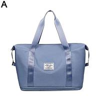 Женская спортивная сумка для девушек синий для фитнеса, для тренировок. Универсальная сумка-трансформеро
