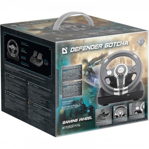 Defender Игровой руль Gotcha манипулятор (64398) - фото 6 - id-p107540401
