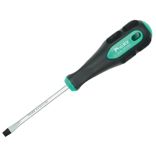Отвертка шлицевая -6.0х100мм Pro'sKit 9SD-207A