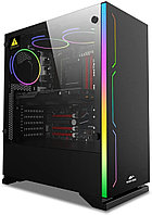 Корпус Wintek Wave D528 TG, ATX/Micro ATX, USB 1*3.0/2*2.0, HD+Mic, 0,5mm, 1*12cm DR Rainbow fan