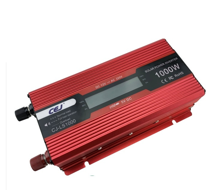 Преобразователь напряжения с дисплеем Power Inverter CJ-LS1000 LCD, 1000Вт