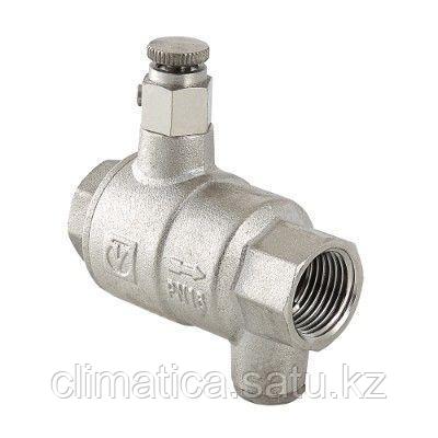 Клапан обратный VALTEC с дренажем и воздухоотводчиком  1/2"(VT.171.N.04)