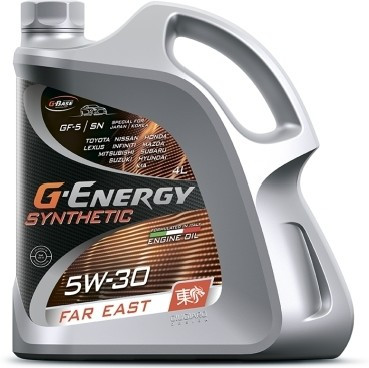 Моторное масло G-Energy Synthetic Far East 5W-30 4 л - фото 1 - id-p107546248