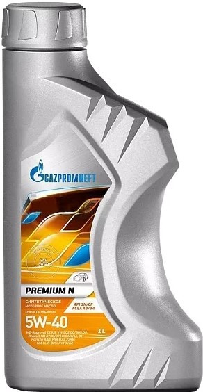 Моторное масло Gazpromneft Premium N 5W-40 1 л - фото 1 - id-p107546251