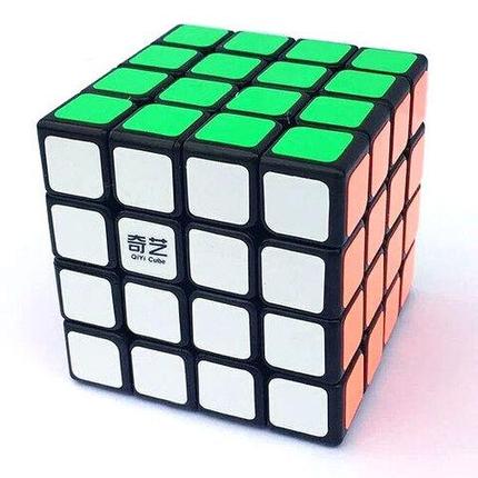 Кубик Рубика 4х4 QY Black Speed Cube для скоростной сборки, фото 2