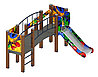 Детский игровой комплекс «Карапуз» ДИК 1.001.03-03 H=750 (Граффити), фото 2