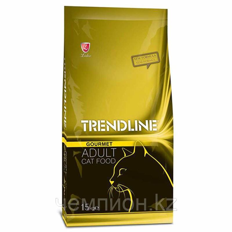 819283 Trendline Gourmet Adult Cat Chicken, корм для взрослых, привередливых кошек с курицей, уп.1кг.