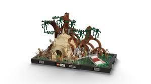 LEGO Star Wars Диорама тренировки Джедая на Дагобе