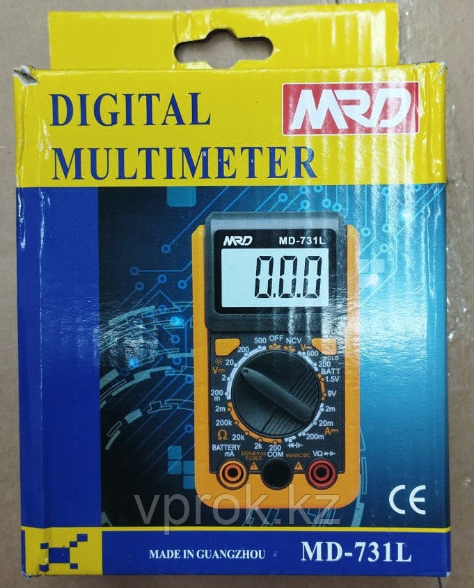 Мультиметр цифровой с памятью и NCV (поиск скрытой проводки) MD-731L - фото 3 - id-p107547626
