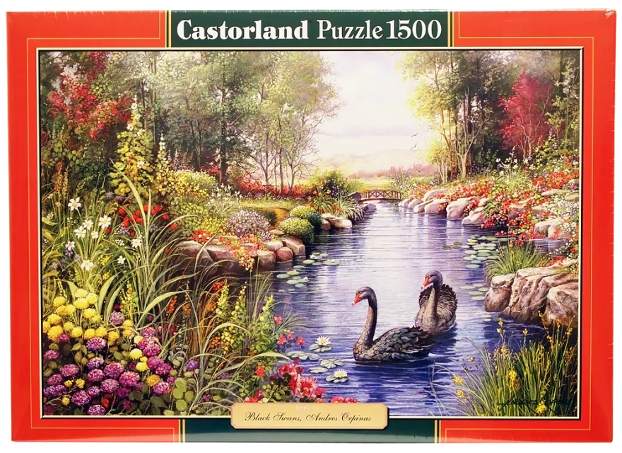 Пазл: Черные лебеди (1500 эл.) | Castorland Puzzle
