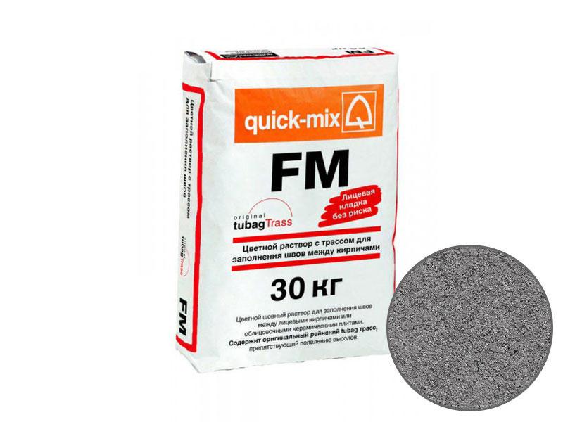 FM Цветная затирка для заполнения швов на фасаде, антрацитово-серый