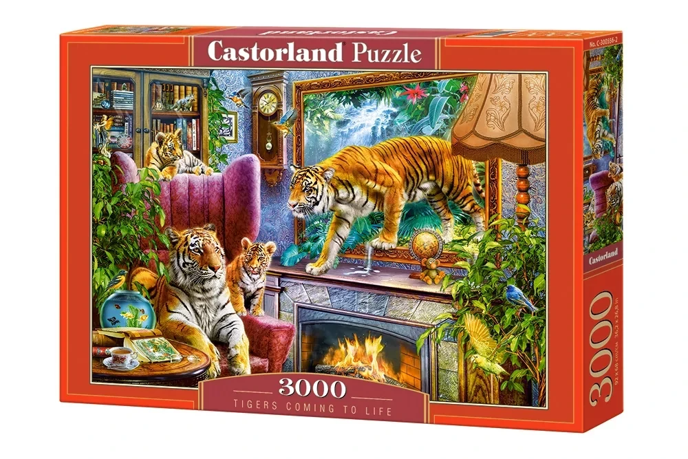 Пазл: Тигры возвращаются к жизни (3000 эл.) | Castorland Puzzle - фото 1 - id-p107548712