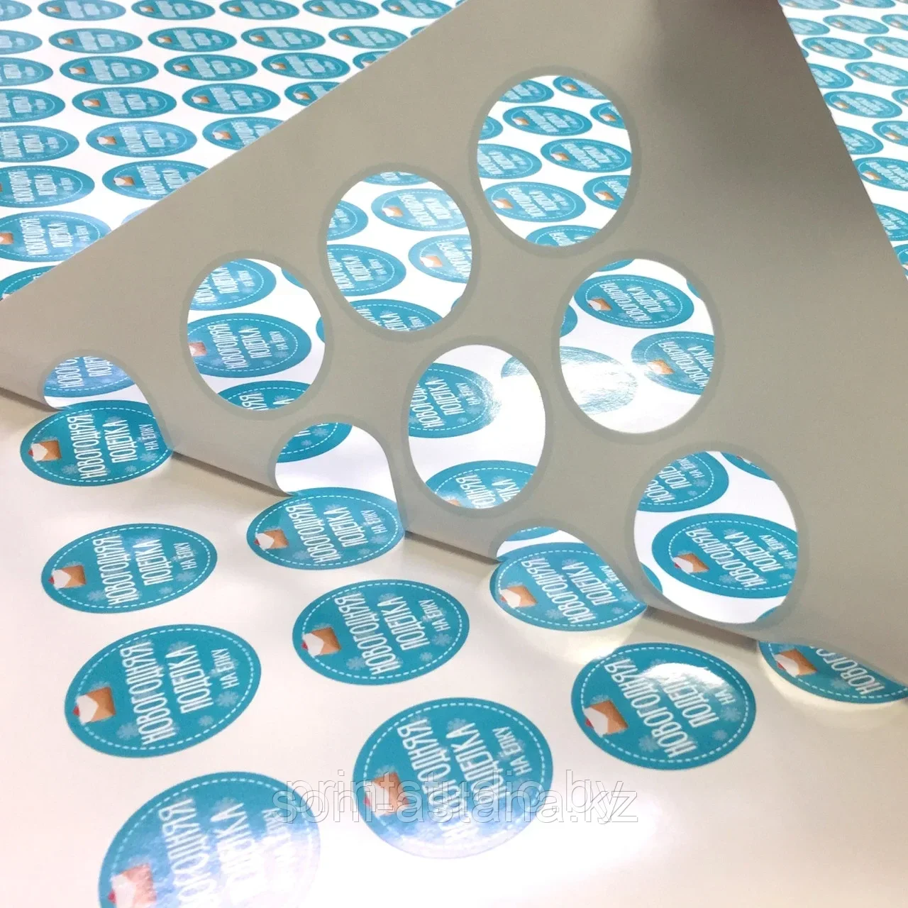 Распечатка с контурной резкой (наклейки, этикетки), фото 1