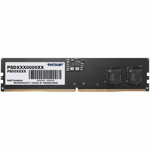 Модуль памяти Patriot Signature  PSD532G48002  DDR5  DIMM  32Gb  4800Mhz  CL40