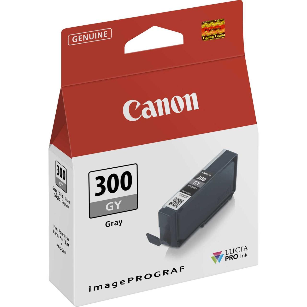 Картридж Canon LUCIA PRO Ink PFI-300 GY (gray)для imagePROGRAF PRO-300 4200C001