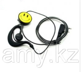 K002 / Гарнитура для раций Kenwood, Baofeng, Anytone "Смайлик"
