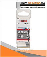 Ступенчатое сверло Bosch HSS, хвостовик с 3 фасками 6-30мм