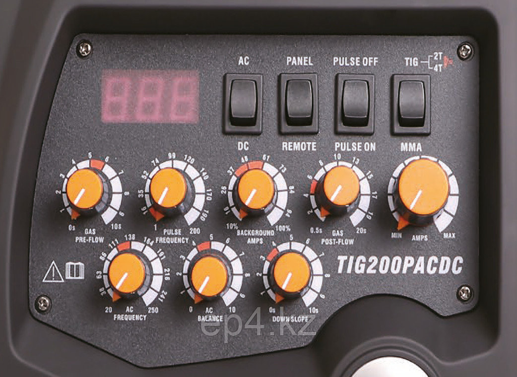 Сварочный аппарат для аргонодуговой сварки TIG 200P AC/DC E20102 - фото 3 - id-p107561798