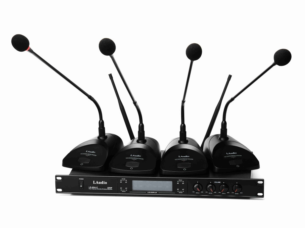 Конференц-система 4 микрофона, LAudio LS-804-C