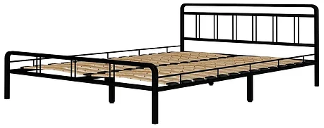 Кровать Форвард-мебель Леон 140, спальное место (ДхШ): 200х140 см, цвет: черный, фото 2