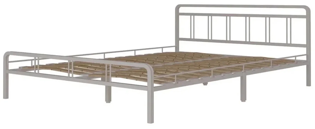 Кровать Форвард-мебель Леон двуспальная, спальное место (ДхШ): 200х160 см, цвет: бел
