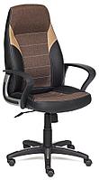 Кресло рабочее TetChair Интер, черный/коричневый