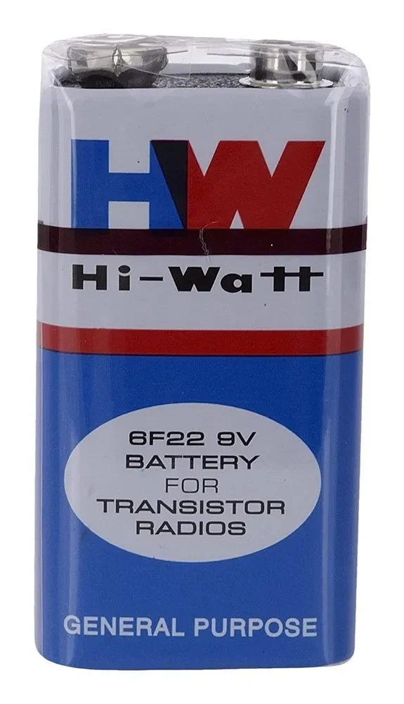 Батарейка Крона Hi-Watt 9V 6F22/1SH