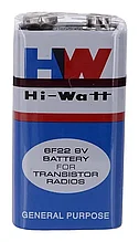 Батарейка Крона Hi-Watt 9V 6F22/1SH